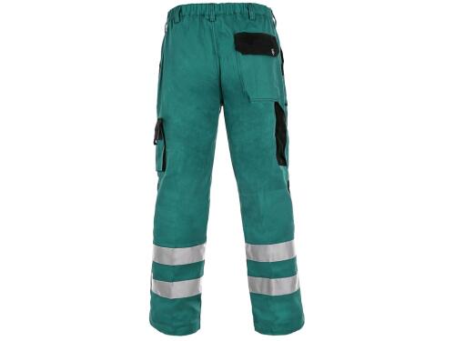 Kalhoty CXS LUXY BRIGHT, pánské, zeleno-černé, vel. 56